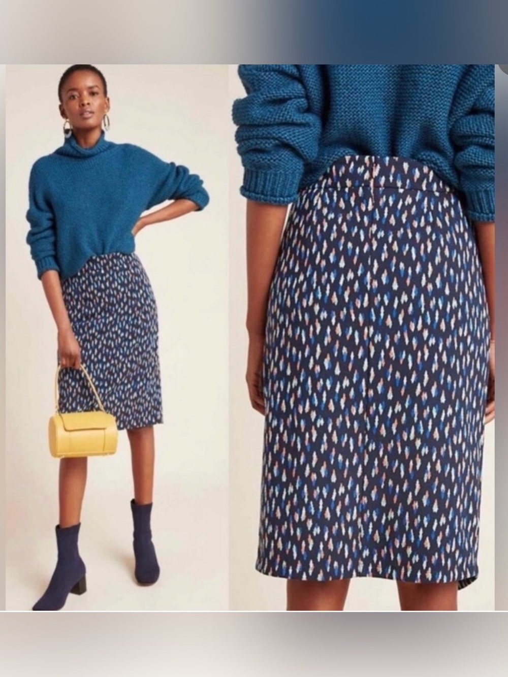 NWT- Maeve by Anthropologie Debra Knit Wrap Pencil Skirt